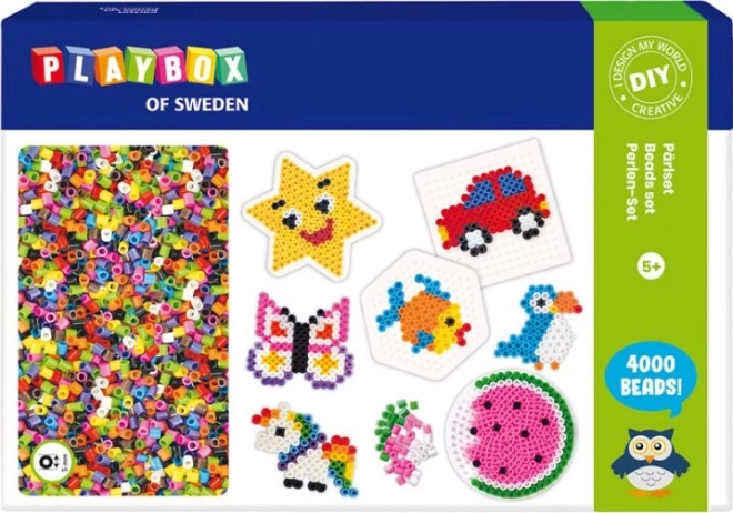 Playbox perles à repasser été set 4000 pcs