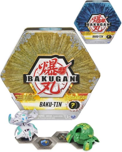 Spin Master Bakugan : boîte en métal avec Bakugan exclusif et accessoires