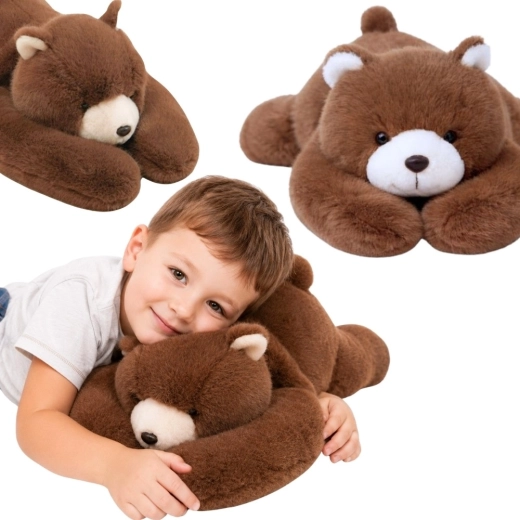 Peluche lesté ours Woopie apaisant 65 cm