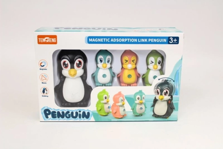 Famille magnétique de pingouins