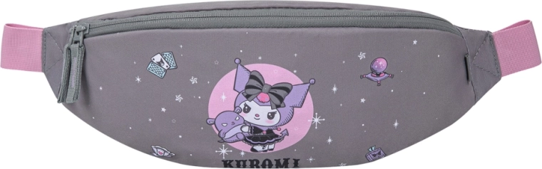 Sac banane Baagl Snap Kuromi gris
