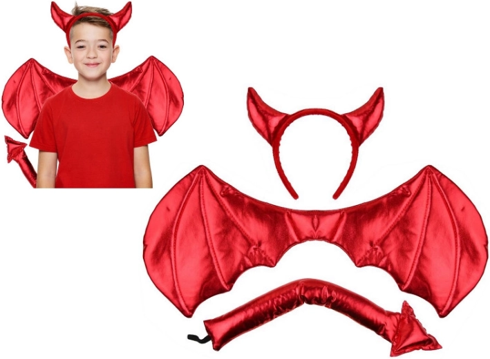 Ensemble de petit diable rouge