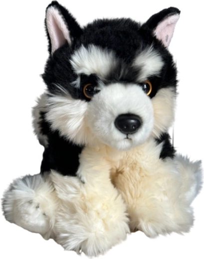 Chien malamute en peluche 28 cm