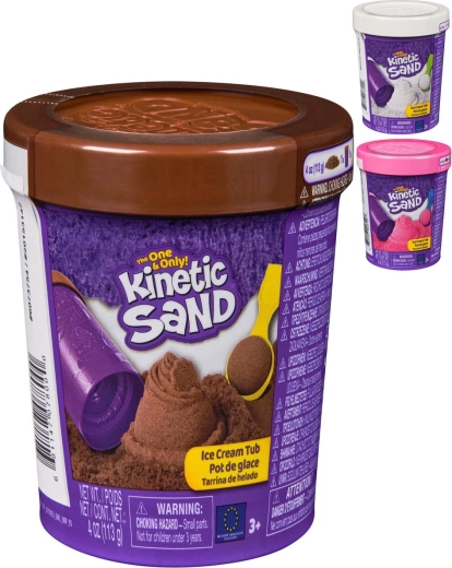 Spin Master Kinetic Sand sable magique glace avec pelle dans une boîte - 1 pièce