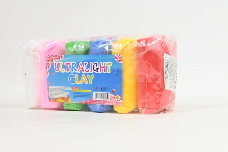Pâte à modeler en mousse XL – lot de 6 pièces