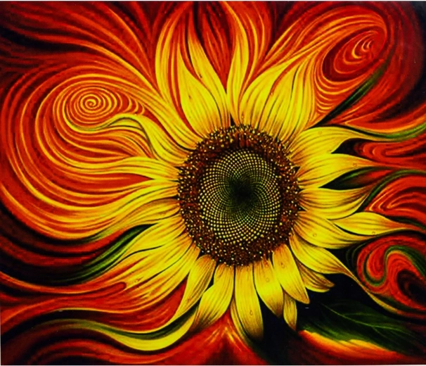 Norimpex Peinture par numéros Tournesols 40 × 50 cm
