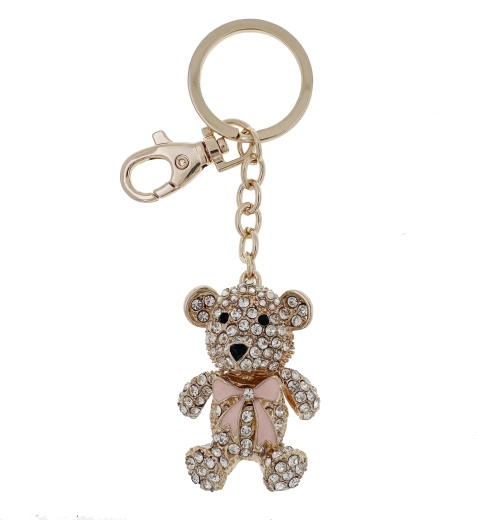 Porte-clés ourson PINK