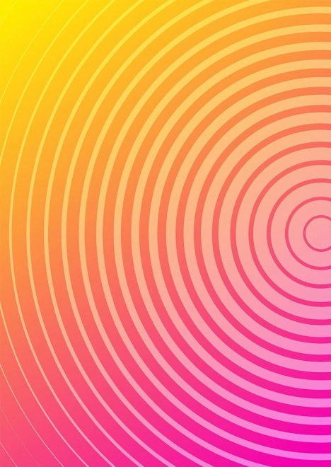 ENJOY Puzzle Circulaire Dégradé 1000 Pièces