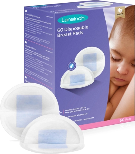 Lansinoh coussinets d’allaitement jetables 60 pcs
