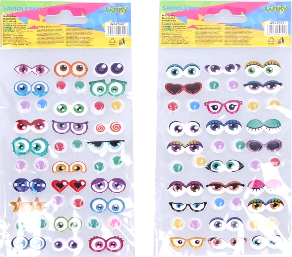 Autocollants yeux 3D