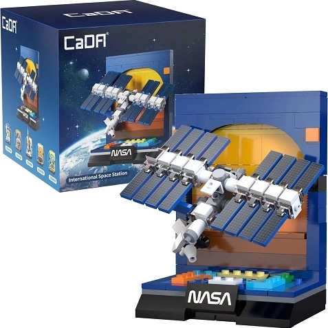 Jeu de construction CaDA NASA satellite et exposition de la Station spatiale internationale, 188 pièces