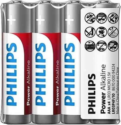 Pile alcaline Philips AAA LR3 1,5 V