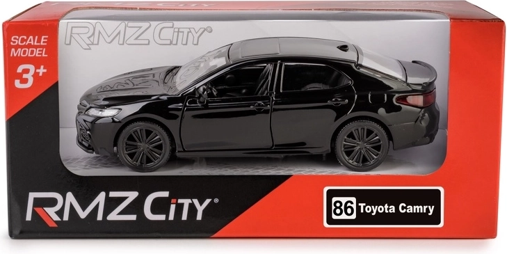 Modèle en métal RMZ City Toyota Camry 2022 1:32 noir avec moteur à rétrofriction