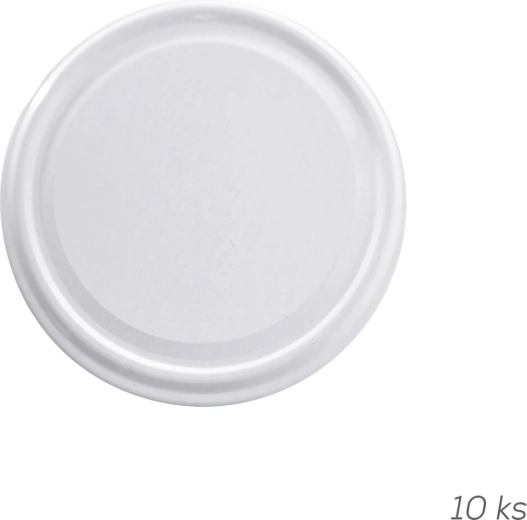 Couvercle de stérilisation métallique TO 66 blanc (10 pcs)