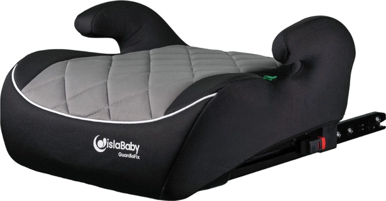 IslaBaby GuardioFix rehausseur de voiture avec ISOFIX 125–150 cm, gris