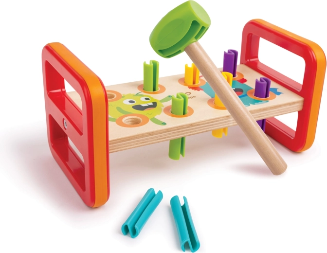 Banc à marteler avec marteau pour enfants