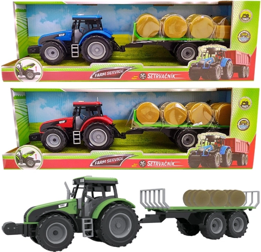 Tracteur avec remorque 1:32