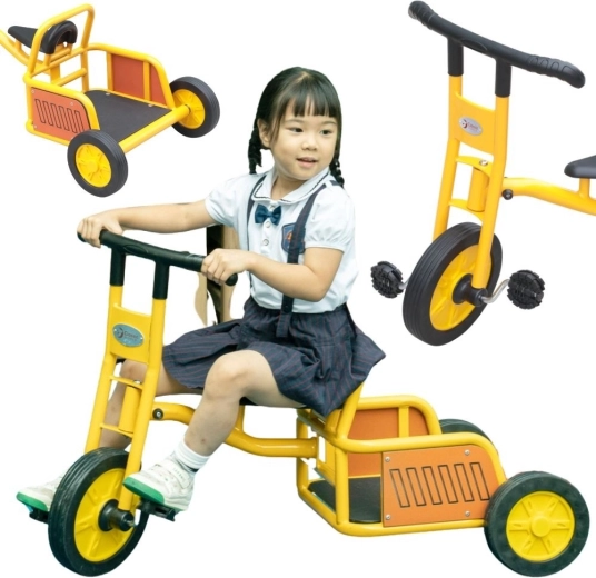 Tricycle pour enfants avec plate-forme de chargement CLASSIC WORLD EDU à partir de 3 ans
