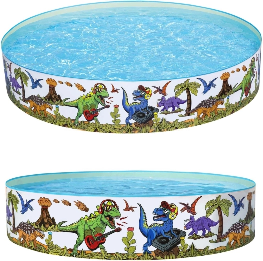 Piscine de jardin pour enfants avec dinosaures 183 × 38 cm Bestway
