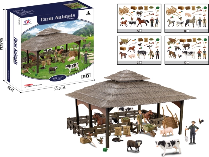 Animaux de la ferme – grand set (4 types) SPARKYS