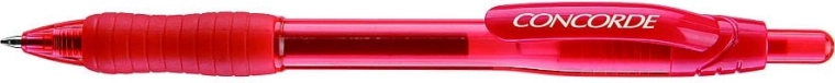 Stylo gel CONCORDE Panama avec recharge rouge 0,7 mm