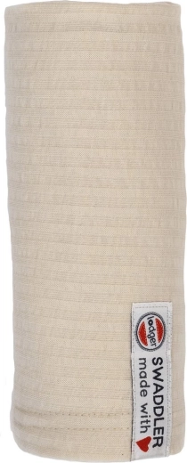 Lange en tissu Lodger Swaddler Seersucker Birch 70 × 70 cm