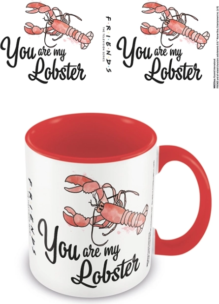 Tasse colorée Friends You Are My Lobster