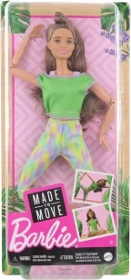 Poupée BARBIE Made to Move – leggings fleuris, top rouge