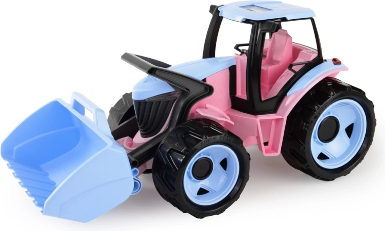 Tracteur pour enfants avec lame 62 cm, rose