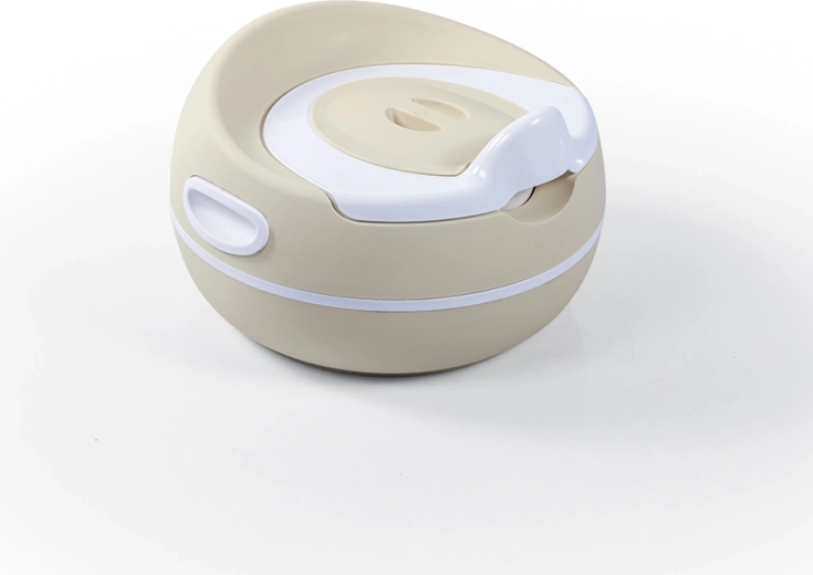 Pot pour enfant Premium – pot d’entraînement beige avec couvercle et insert amovible