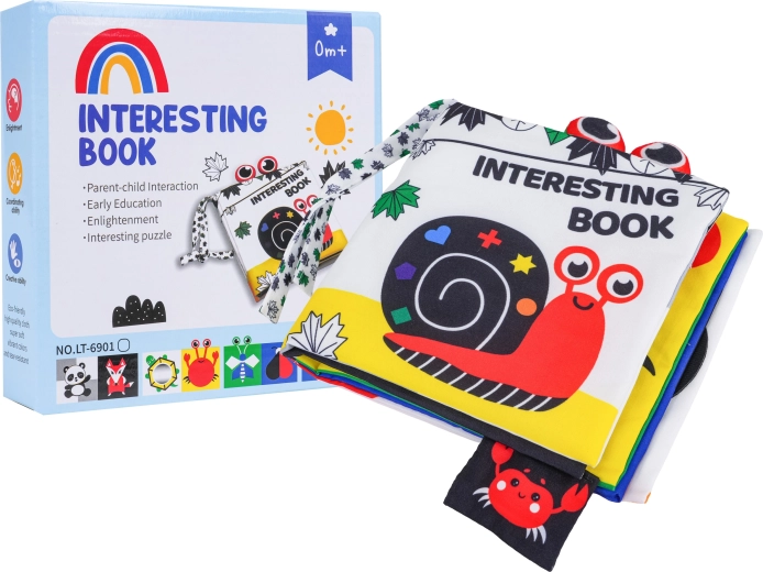 Grand livre sensoriel pour les tout-petits