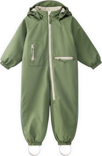 Combinaison enfant mi-saison Leokid Ulli Green quill, taille 110 (5–6 ans)