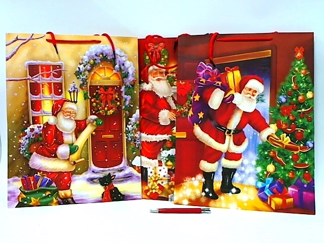 Sac cadeau de Noël KR 220 taille L - 1 pièce