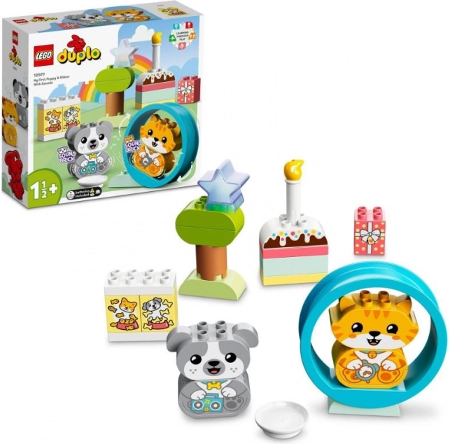 LEGO DUPLO 10977 Mon premier chiot et mon premier chaton avec sons