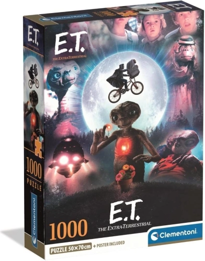 Puzzle CLEMENTONI films cultes : E.T. l’Extra-Terrestre 1000 pièces