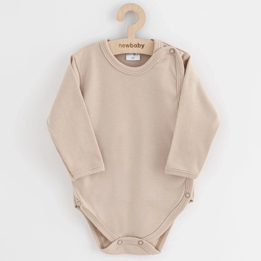 Body bébé intégralement boutonné New Baby Classic II beige clair