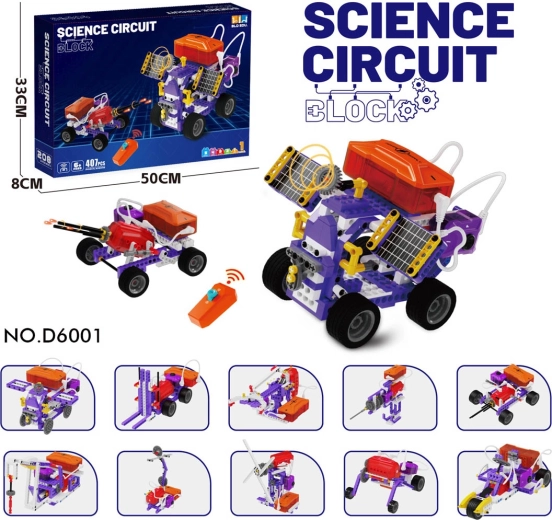 Kit de construction éducatif de véhicules radiocommandés