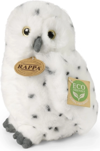 Peluche hibou des neiges Rappa 19 cm éco-responsable