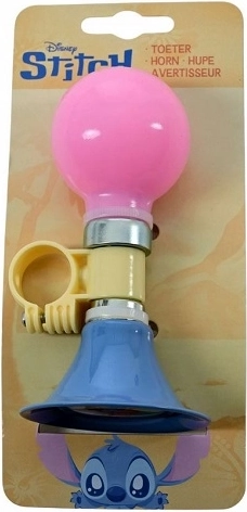 Trompe de vélo Stitch rose