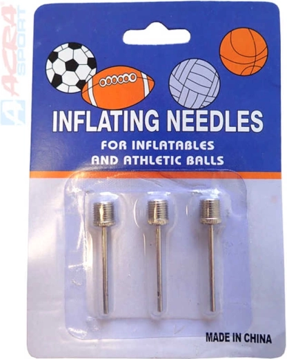 ACRA aiguilles de rechange pour pompes (3 pcs)