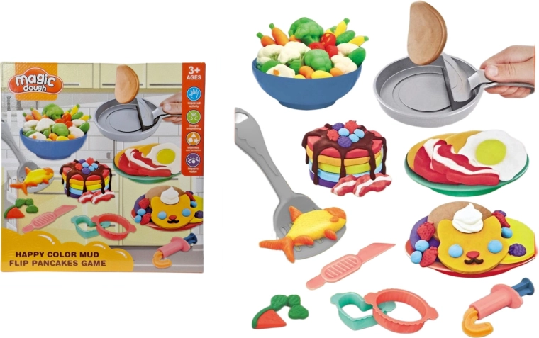 Pâte à modeler créative – set crêpes et légumes