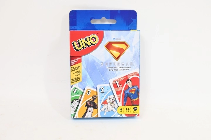 Jeu de cartes UNO – édition film Superman
