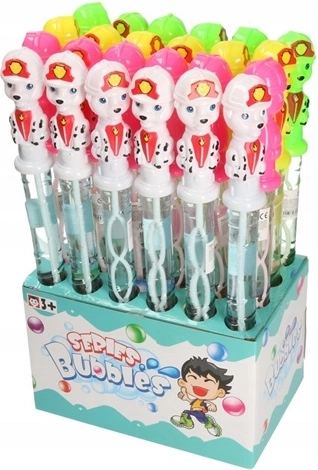 Souffle-bulles « bańki piesek » 37 cm, 24 pcs en présentoir