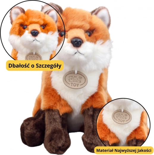 Peluche renard 23 cm