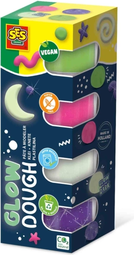 Pâte à modeler phosphorescente Feel good 4 × 90 g