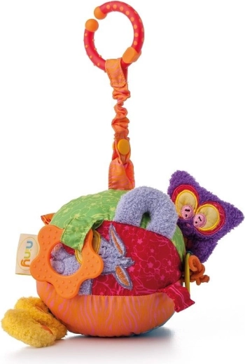 Balle d’activités en peluche Niny pour bébés