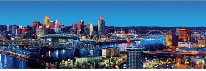 Puzzle panoramique MASTERPIECES Cincinnati, Ohio 1000 pièces