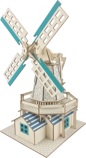 Puzzle 3D en bois moulin à vent hollandais WOODCRAFT