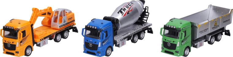 Véhicule de chantier à rétrofriction 21 cm - 1 pièce