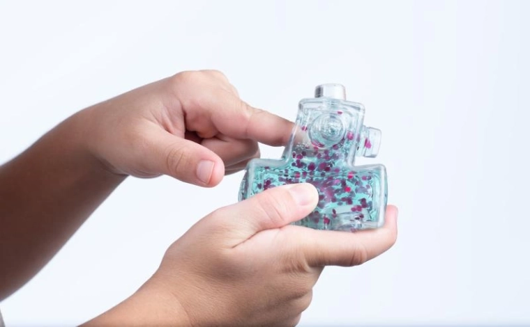 Fidget Blox Touch serre-moi – accessoire antistress vert